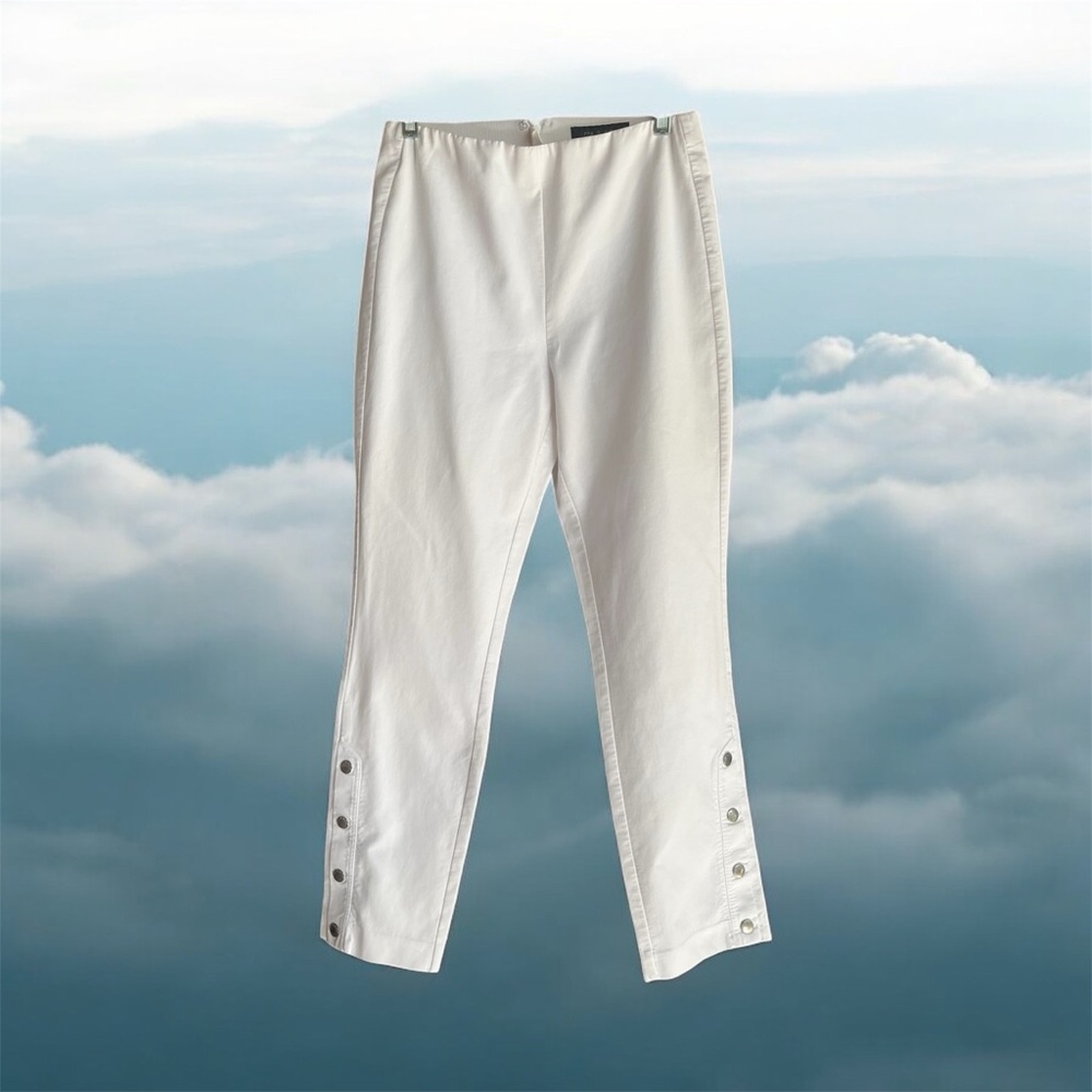 Rag & Bone White Buttoned skinny pants